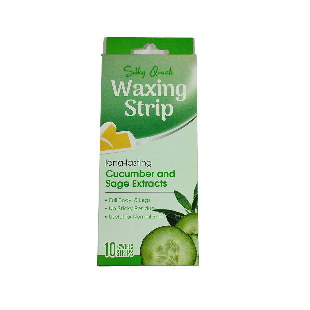 Miniso Miniso Silky Quick Waxing Strip 10 Strips + 2 Wipes(Cucumber and Sage)