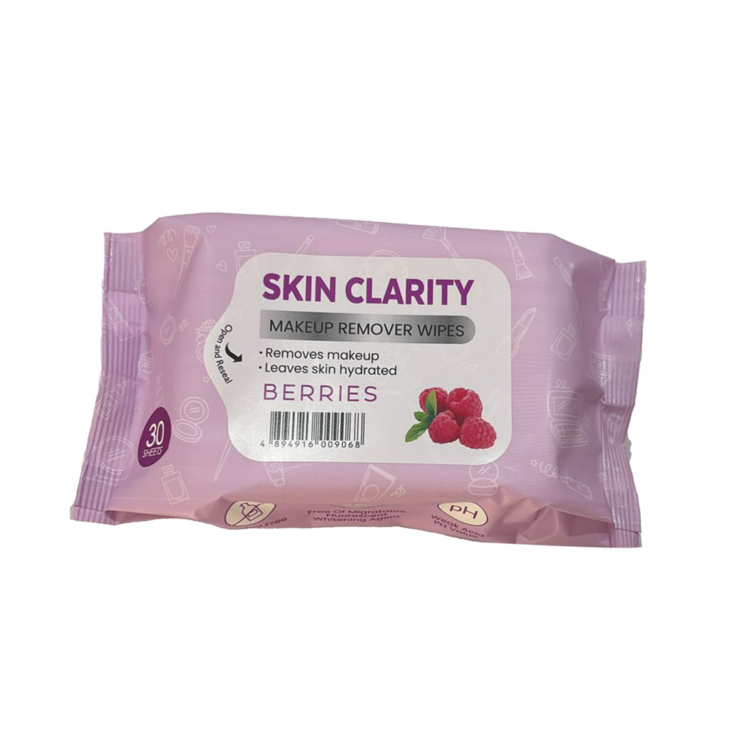 Miniso Miniso Skin Clarity Makeup Remover Wipes 30 Sheets(Berries)