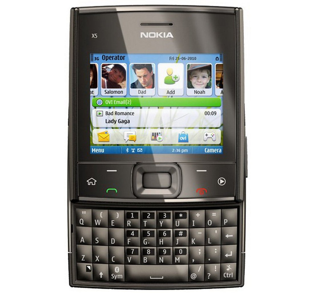 Original Nokia X5-01 QWERTY Slide Phone