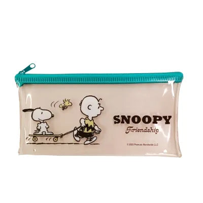 Miniso Snoopy Summer Travel Collection 20*10cm PVC Stationery Case