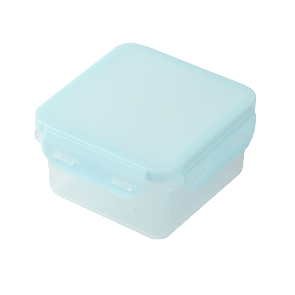 Miniso Macaron Color Square Food Storage Container (330mL)(Blue)
