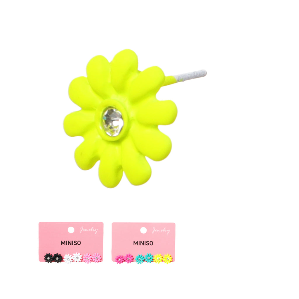 Miniso Flower Series Butterfly Earrings (3 Pairs)