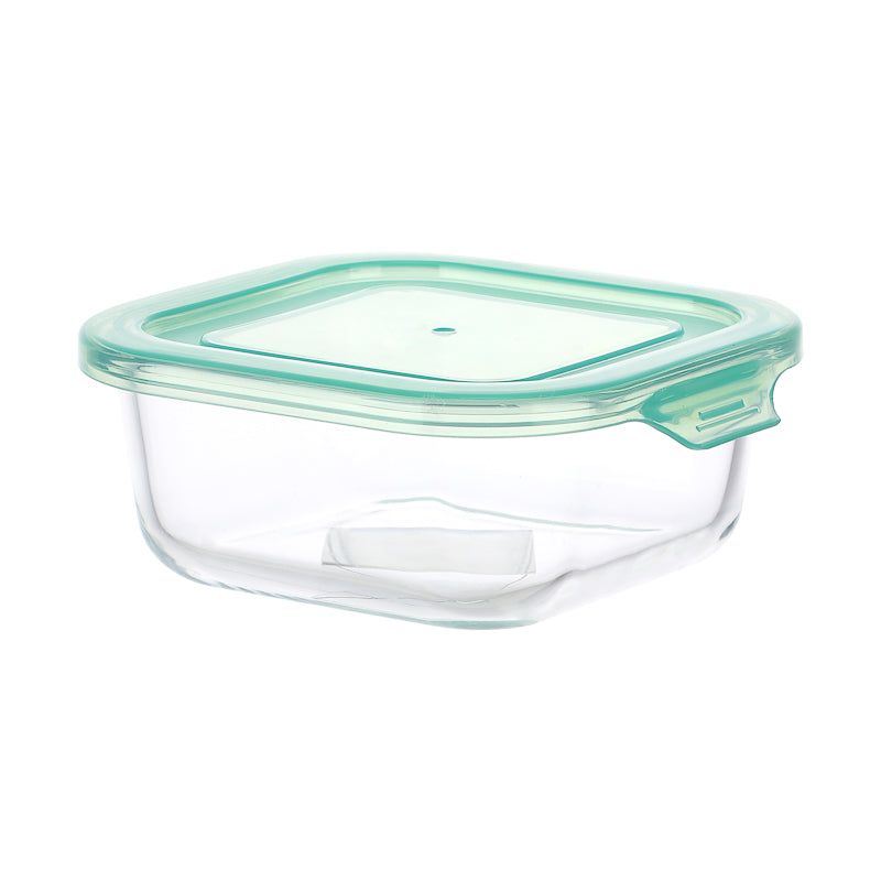 Miniso High Borosilicate Glass Food Container 530ml (White)