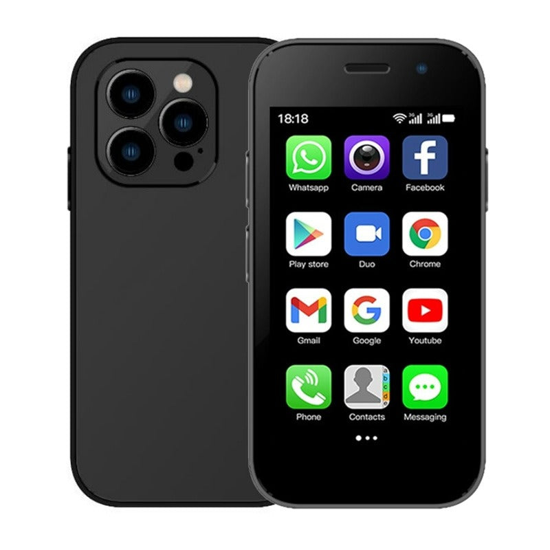 未使用品 SOYES XS19ミニスマートフォン ブラック Amazon | SOYES XS15 ミニスマートフォン、3 インチスリムポケット 3G