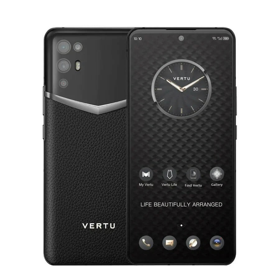 Vertu 5G Jade Black Leather Luxury Mobile Phone - Pre-Order Available